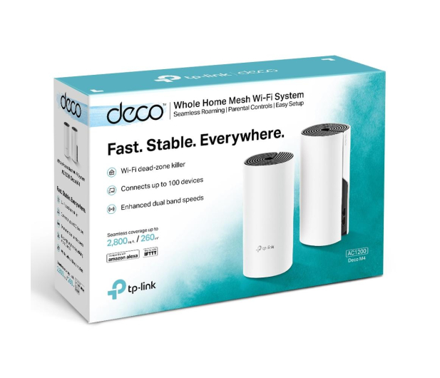 TP-LINK System WiFi mesh Deco M4 2pak AC1200 - 480421 - zdjęcie 5